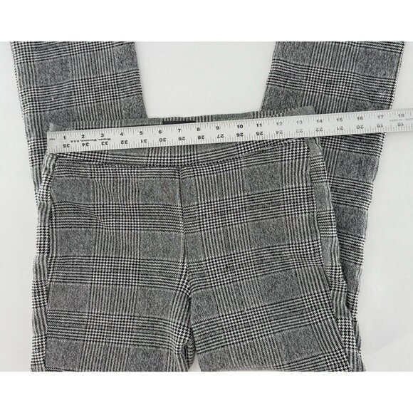 NYDJ Lift Tuck Technology Plaid Pull on Pants Sz 0 Stretch Comfort Preppy‎ Ofc - Picture 9 of 11